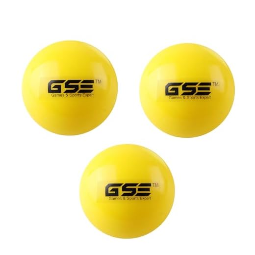 GSE Games & Sports Expert 3" 12 oz Weighted Baseballs, 3 Pack Yellow Training Baseballs for All Skill Levels. Weighted Softballs for Outdoor Pitching, Batting, Throwing and Catching Practice