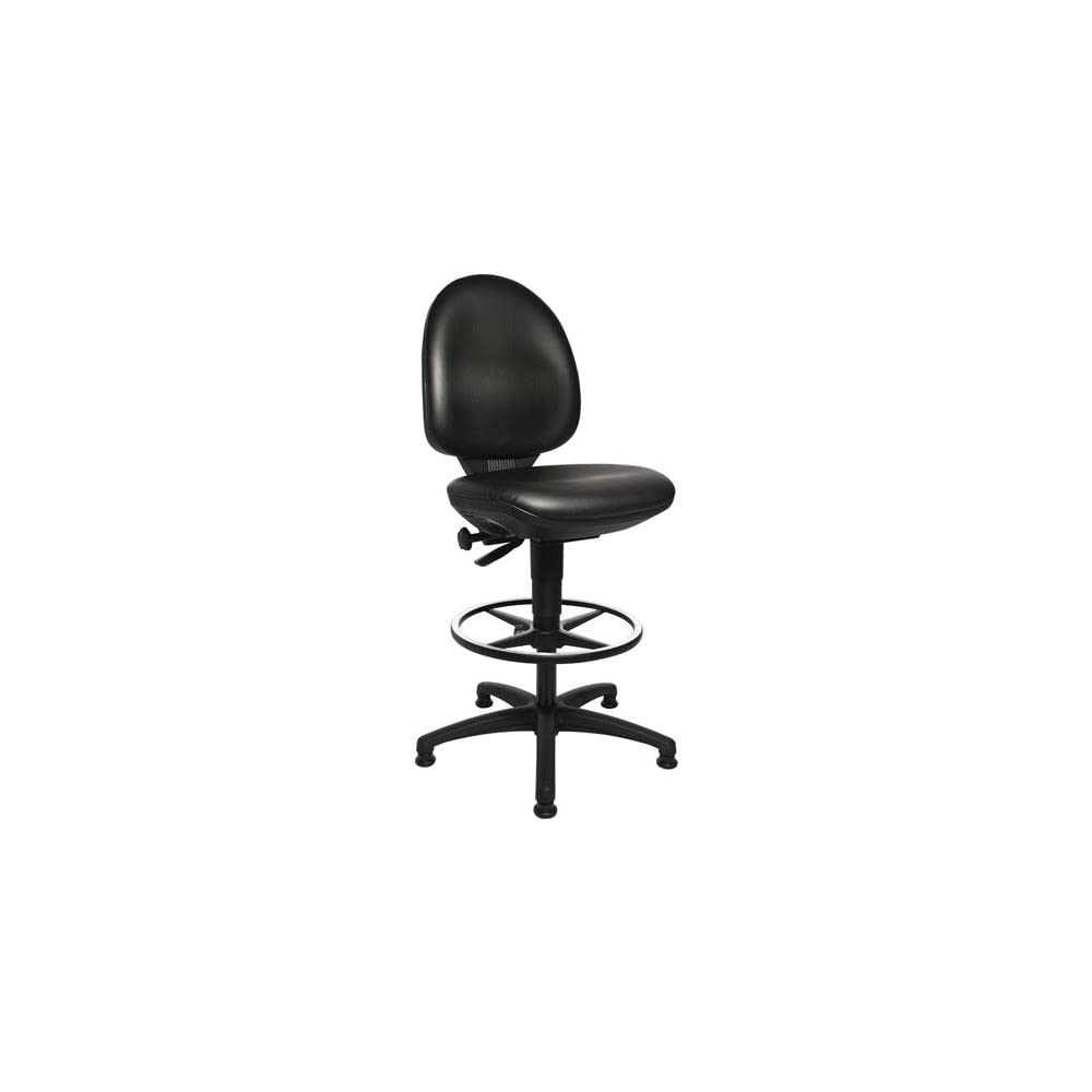 Topstar TEC 50 Counter Swivel Chair, black, fully assembled.