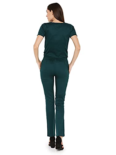 Image of Associated Uniforms Womens Cotton Slim Fit Scrub Suit with Lycra /Spandex /Stretch feel (LYCO)