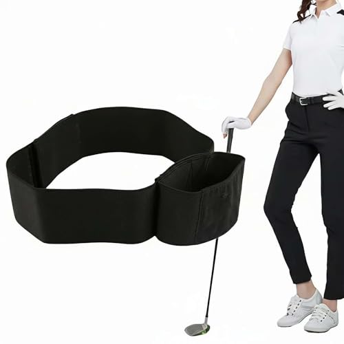 Golf Training Aid Swing Trainer Arm Band - Professional Posture Corrector & Swing Plane Trainer for Beginners, Elastic Golf Swing Correction Trainer Aids Accessories Equipment
