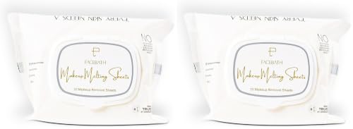 Image of Personal Touch Makeup Melting Skin Care Wipes | Serum Infused Makeup Remover with Hyaluronic Acid & Ceramides | 100% Biodegradable Facial Wipes | Hydrating & Non-Drying | 10 Sheets Pack (Pack of 2)