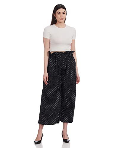Image of A.T.U.N. (ALL THINGS UBER NICE) Womens High Rise Printed Regular Palazzo | Ankle Length Relaxed Fit Pant