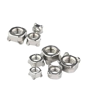 WUPNGS Quadratische Schweißmuttern Edelstahl (1PCS)
