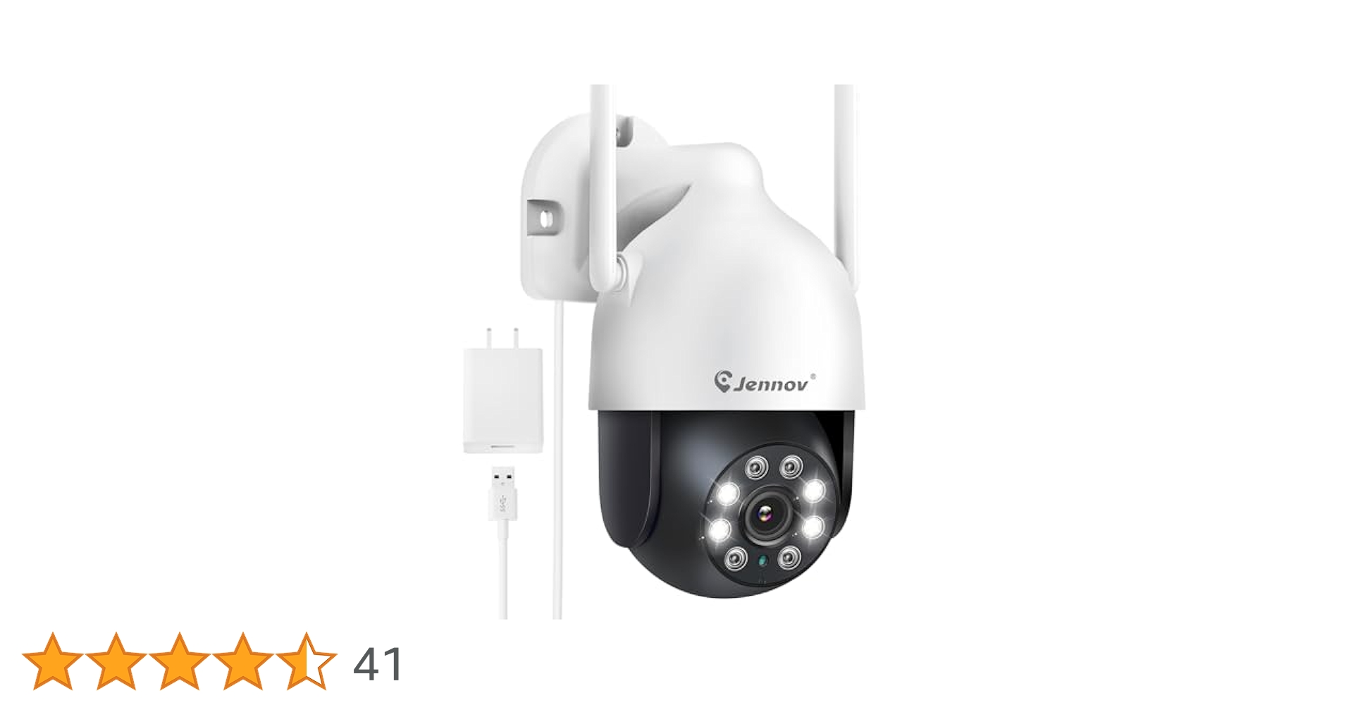 Amazon.co.jp: JENNOV 防犯カメラ 屋外 IP66防水 wifi 自動追尾