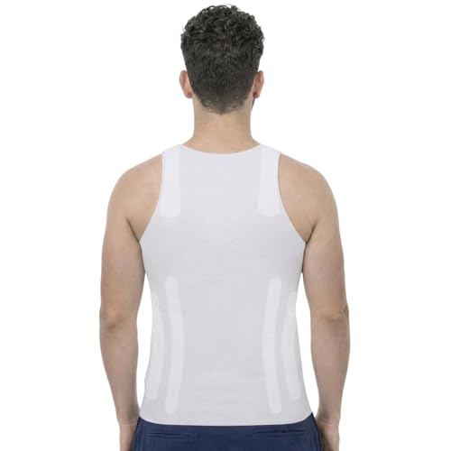 Image of dermawear Men Breezeology Zenrik Chest and Abdomen Shapewear Vest