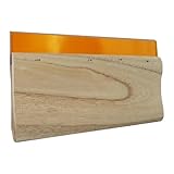 Baoblaze Siebdruckrakel, 75 Shore A, aus, mit rutschfestem Griff, für Werbedruck und Siebdruckstoffe, 20 cm X 3.5 cm X 0.7