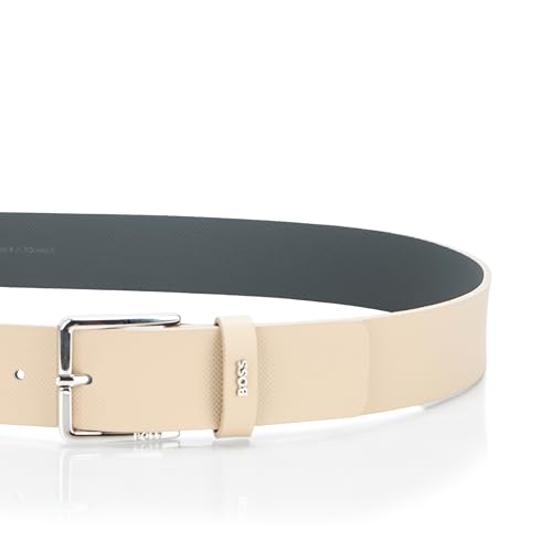 BOSS mens Printed Leather Casual Belt3