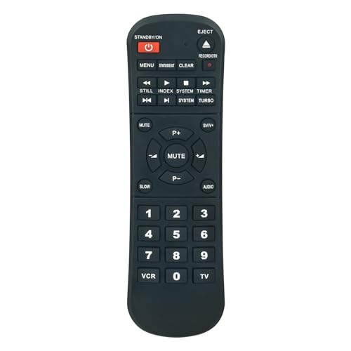 VINABTY Télécommande remplacée Convient pour Philips TV Modèle Compatible avec Le magnétoscope VR-630 VR-730 VR630 VR730