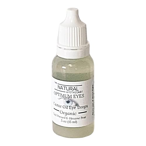 Organic Castor Oil Eye Drops – 100% Pure Cold Pres