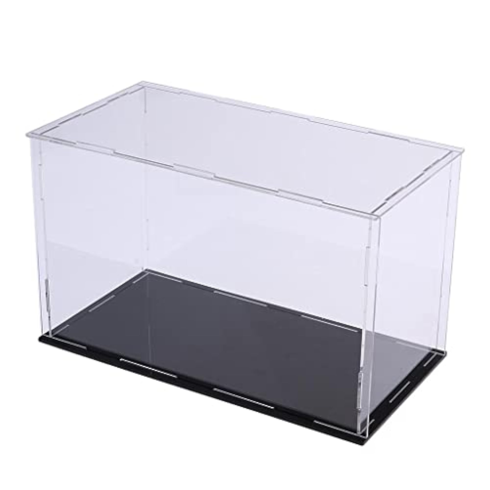Acrylic Display Dust-Proof Handmade Box with Black Base