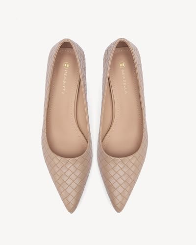 Women's Braided Pumps - PU Leather Solid Color Simple Low Heels for Daily Wear & Office, Comfortable Dress Shoes2