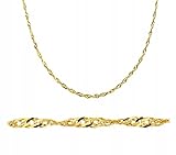 WUNDERSCHÖNE GESCHENKIDEE: Unsere zeitlosen Goldkette sind ein ideales Geschenk für Mädchen und Frauen jedes Alters zum Geburtstag, Weihnachten, Valentinstag oder Nikolaustag.
