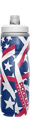 Image of CamelBak Podium Chill Insulated Bike Squeeze Water Bottle, Cold Retention for Cycling, 21oz, U.S.A.