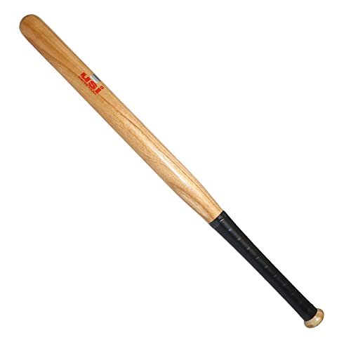 USI UNIVERSAL The Unbeatable, mazza da baseball 785A, perfetta base professionale, basebat, basebat in legno, legno di gelso sbiancato (lunghezza 86 cm, peso 750 g)