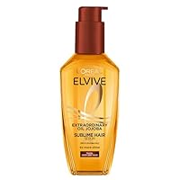 L'Oréal Paris, Hair Oil, Heat Protection, Increases Shine & Softness, Elvive Extraordinary Oil Extra Rich, 100ml