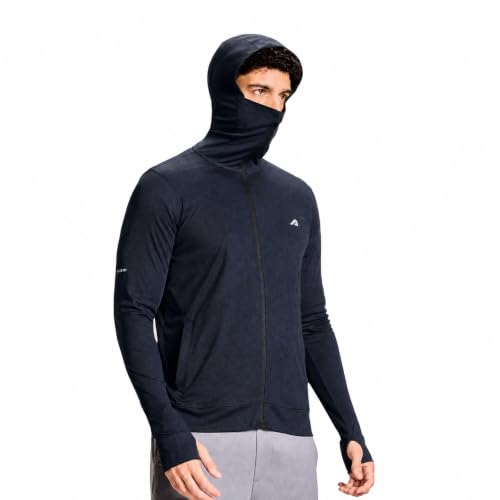 Image of Boldfit Sunscreen Jacket for Men UV Protection Jacket for Men Lightweight Breathable Quick Dry Polyester Full Sleeve Sun Protection Running Jacket Travel,Trekking, Outdoor Summer Wear