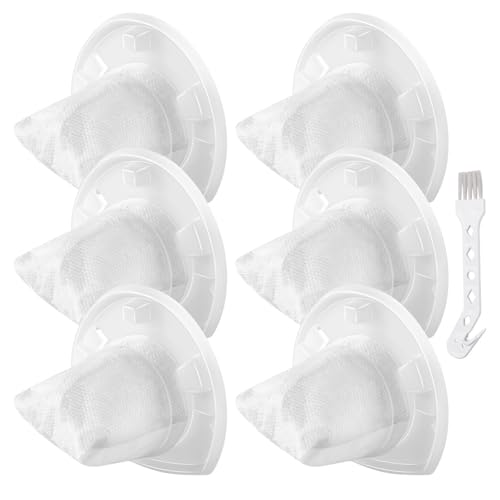 6 Pack Replacement Filter Compatible with Black & Decker Hand Vacuum Cordless Vacuum VF110 CHV1410L, CHV1410, CHV9610, CHV1210, CHV1410B, CHV1510, BDH2000L