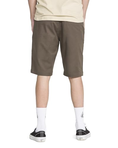 Image of Volcom Men's Vmonty Chino Shorts - 22 inch Outseam, Relaxed Fit, Durable Cotton Fabric