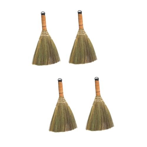 PartyKindom 4pièces Balai De Nettoyage Outil Pratique Pour Balayer Table Et Mur Balayette Artisanale Pour Maison Compact Et Durable Pour Éliminer Poussière Et Salissures