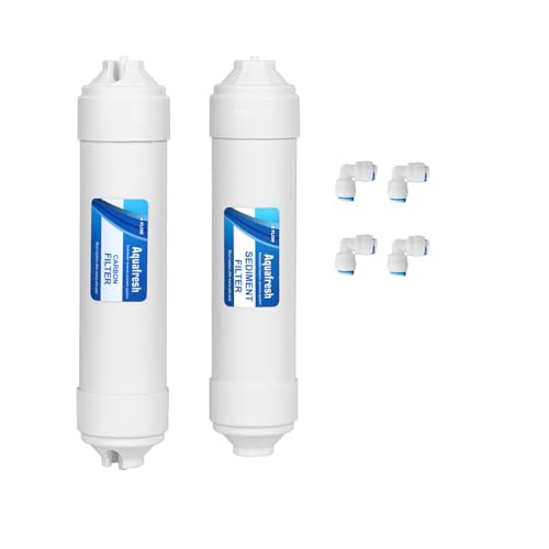 Image of Aqua Fresh Carbon & Sediment Filter Cartridge Set for RO Water Purifier | Universal Compatible, Replacement Kit, RO Technology, For Home, Service Kit