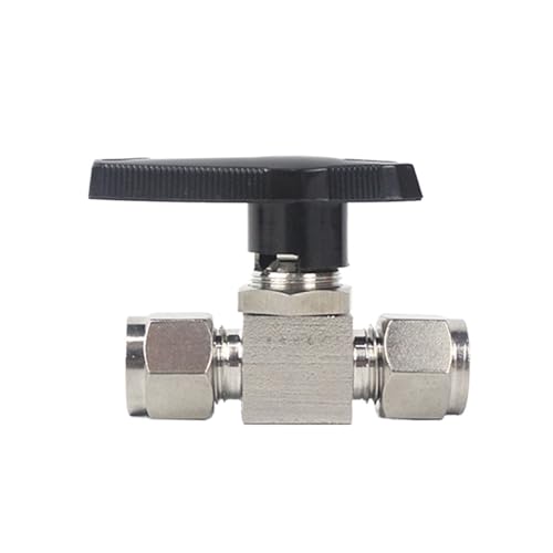Válvula de bola anti-fugas de 8mm para tubería de cobre y panel recto 3