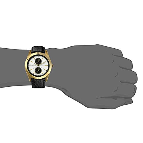 Limited Edition Men's Watch with Black Genuine Leather Strap CY010.05BL