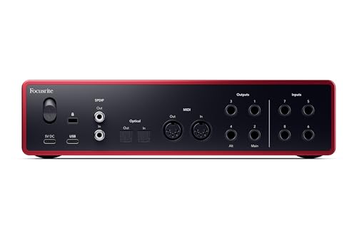 AudioDeluxe Focusrite Scarlett 18i16 (4th Gen) USB Audio Interface and Waves Musicians 2 Bundle