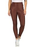 Rock Creek Damen Leggings Hose Damenhose Damenleggings Leggins Sport Hose 3/4 Hosen Trainingshose Sporthose Yoga Freizeithose Hoch D-463 Braun M