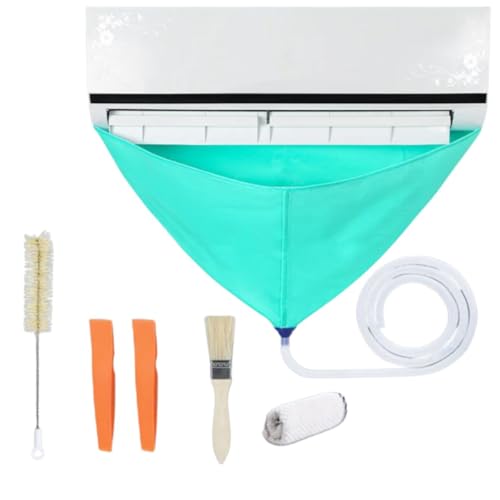 Kit Completo de Limpeza de Ar Condicionado Split com Bolsa Coletora e Demais Acessórios