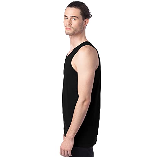 Image of Hanes Men's Originals Garment Dyed Tank, 100% Cotton Tanks For Men, Sleeveless Cotton Shirts