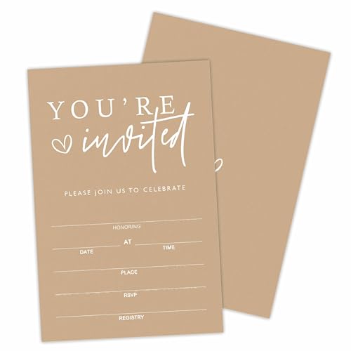 Cartes d'invitation fête prénatale et EVJF pour célébrer vos plus beaux moments