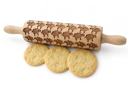 Rouleau à pâtisserie avec motif pour réussir facilement l'embossage de vos biscuits maison