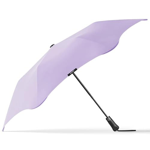 BLUNT Metro Windproof Travel Umbrella - 39" Compact Umbrella for Wind and Rain, Portable, Heavy Duty, UV Protection - UV Lilac Haze
