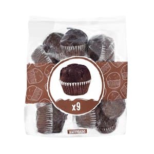 Magdalenas al cacao Hacendado Paquete 350 g Pack 2