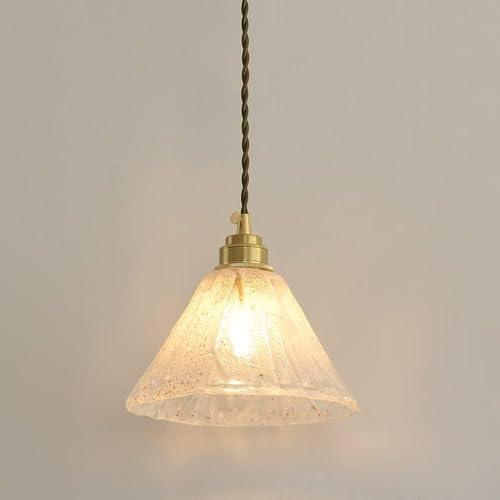 Lustre suspendu design en verre et métal pour un plafond contemporain