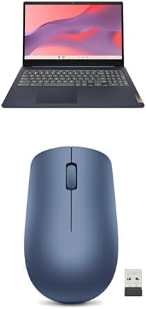 Lenovo IdeaPad 3i Chromebook 15.6" FHD Intel Celeron N4500 8GB 64GB Chrome OS Bundle T210 15.6" Laptop Carrying Case