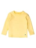 RUGGEDBUTTS® Baby/Toddler Boys Long Sleeve Rash Guard Swim Shirt w/UPF 50+ - Banana No Logo, 4T