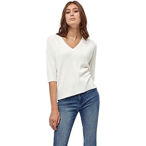 Peppercorn Women's Tana Rib Knit 235 Cloud Dancer L Cover