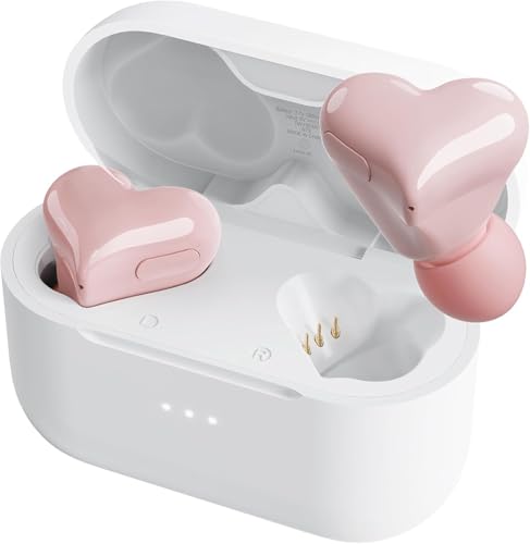 [2025 �ŐV�w�b�h�t�H��] Bluetooth 5.3 �w�b�h�t�H�� �n�[�g�^�w�b�h�t�H�� ���C�����X�w�b�h�z�� �C���C���[�w�b�h�z�� HIFI ���C�����X Bluetooth �w�b�h�t�H�� HD �}�C�N ENC �m�C�Y�R���g���[�� �w�b�h�t�H�� �▭