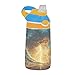 KEEPREAL 16oz Highway Storms Water Bottle, Tritan Reusable Sports Water Bottle with Leakproof Straw & Pop-Up Spout Cover for Travel, Outdoor#656