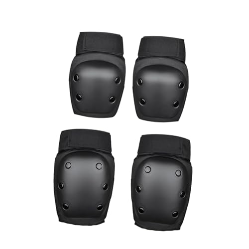 POPETPOP 4pcs Boys and Girls Skateboard Protective Gear Set Knee Elbow Pads Breathable Elastic Pads for Outdoor Sports s Size Fit for 25-40kg