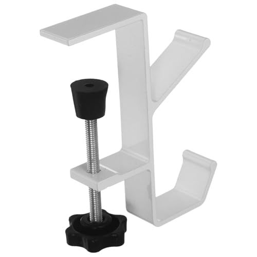 BCOATH Table Purse Hanger Schoolbag Hook for Tableside Desk Backpack Hanging Hook Metal Purse Hanger Holder White