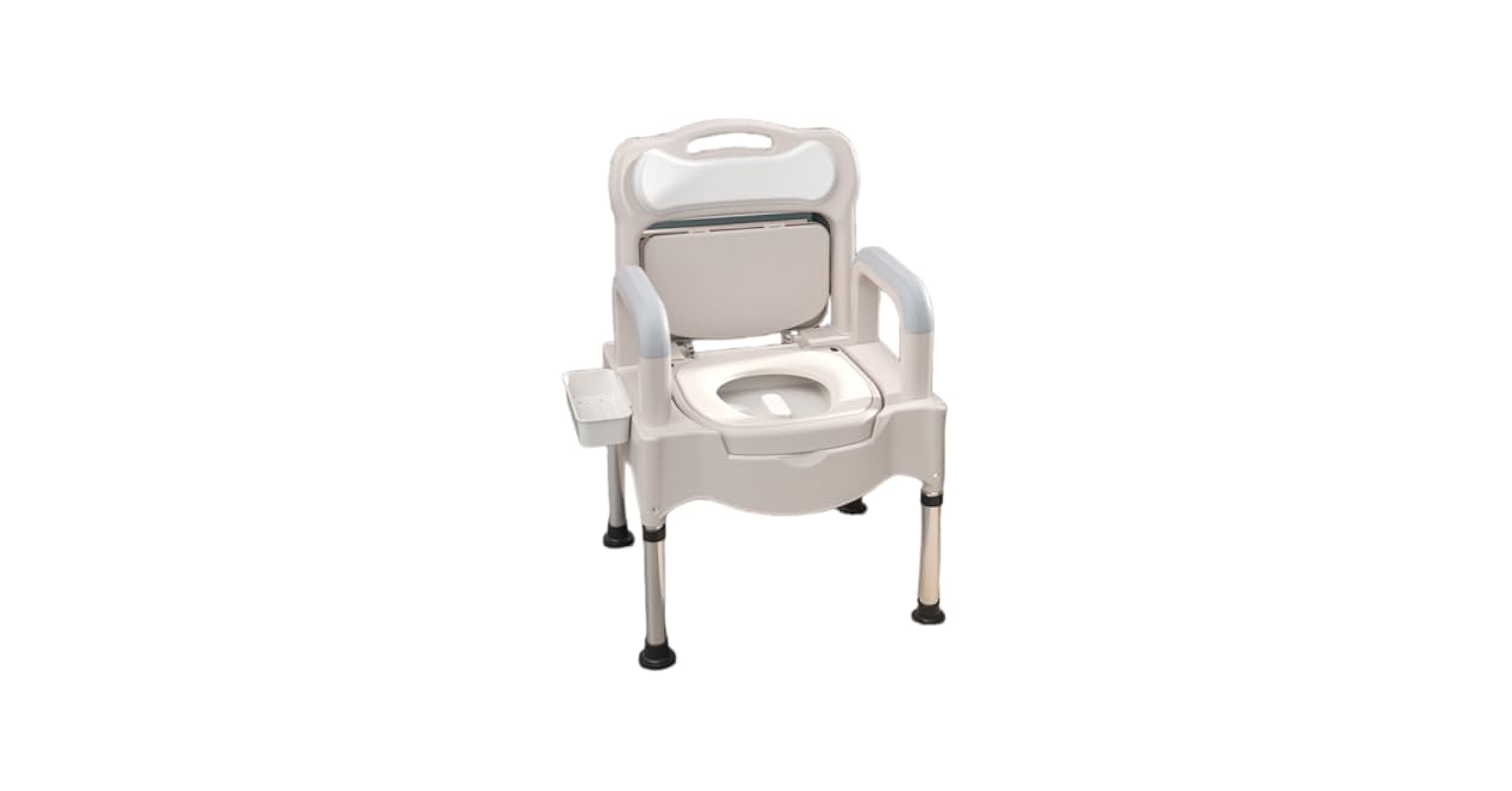 ポータブル介護用トイレ 高さ調整可能 42~55㎝ 6段階　耐荷重250㎏ Amazon.co.jp: ポータブルトイレ 高さ調整可能 42～55㎝ 5段階