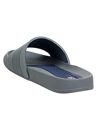 Image of mens Cl-f-m-205 grey-navy Slipper