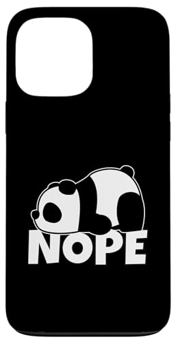 Lazy Panda Bear Not Today Nope �p���_�E�x�A �X�}�z�P�[�X iPhone 13 Pro Max �p