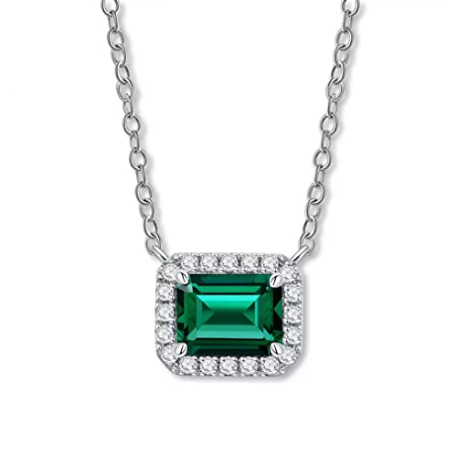 Collier en argent sterling et pierres précieuses pour mariée