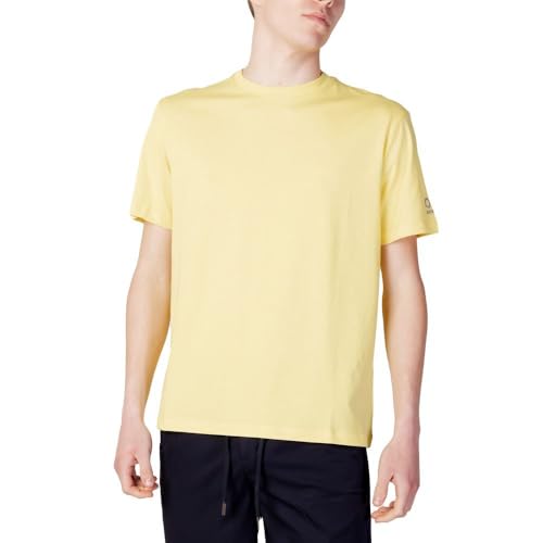 T-shirt Paolo Basic SUNS Jaune Fluo XL : un haut casual coloré pour homme