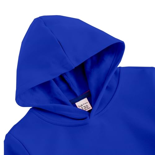 Boys Girls Velvet Sweatsuit Suit Kids Fleece Hoodies Set Plain Elastic Waist Sweatpants Winter 2 Piece Tracksuit3