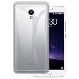 OAGELIM Hülle kompatibel mit Meizu MX6 Hülle Stoßfeste TPU Weiche Flexible Schützende Handyhülle mit Kratzfestigkeit & Militärischer Fallschutz (Transparent)