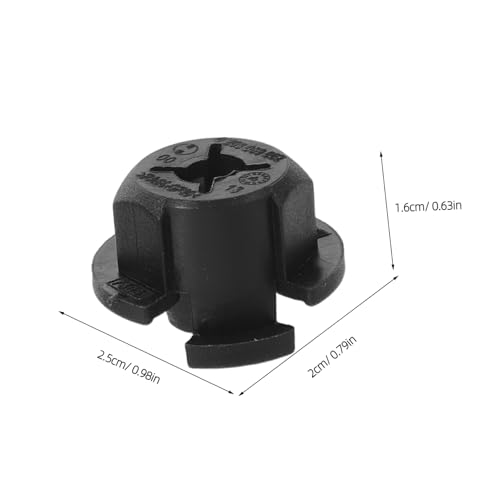 Clips de fijación para radar de coche: pack de 20 soportes de plástico negro resistentes 2